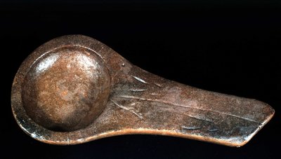 Magdalenas lampa från Lascaux - Antikvitetsmuseet i Saint-Germain-en-Laye av Prehistoric Prehistoric