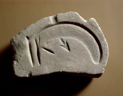 Prehistoire: tillbehör för återgivning av pilar (mögel). Bronsåldern. Bologna, Civic Archaeological Museum av Prehistoric Prehistoric