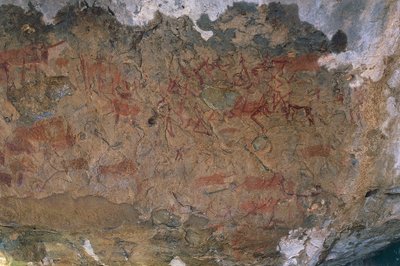Vilda djur (grottmålning) av Prehistoric Prehistoric