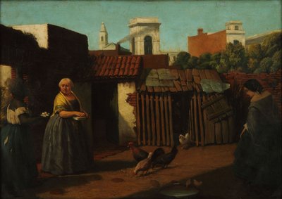 Buenos Aires uteplats 1850 av Prilidiano Pueyrredon