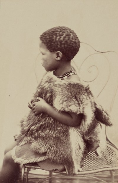 Betty, fillette hotentotte (Hottentottflicka), 9 år av Prince Roland Napoleon Bonaparte