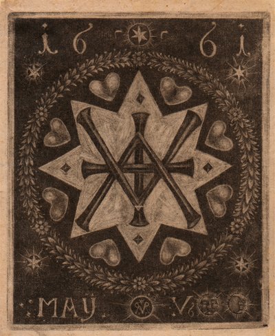 Frimurarsymbol av Prince Rupert