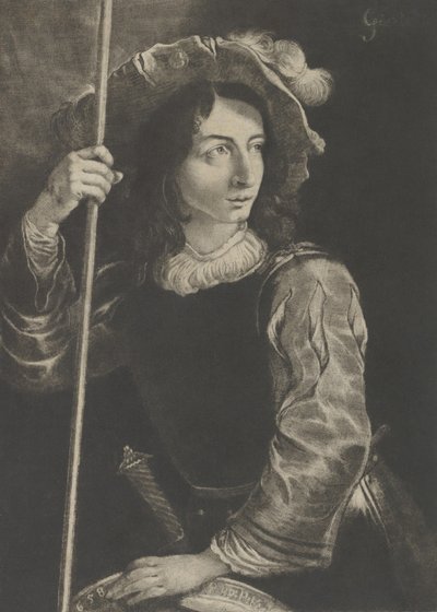The Great Lansquenet eller fanbärare, 1658. av Prince Rupert