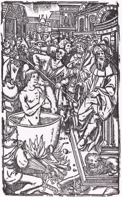 Ett helgons martyrskap av Probably French 16th Century