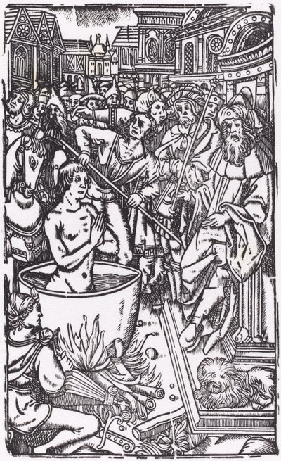 Ett helgons martyrskap av Probably French 16th Century