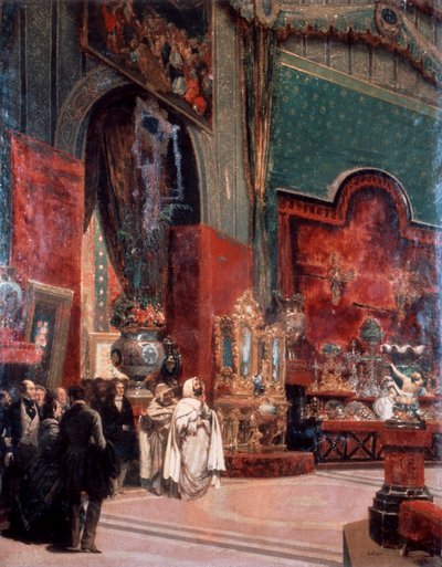 Abd al-Kadir besöker Exposition Universelle i Paris, 1855. av Prosper Lafaye or Lafait
