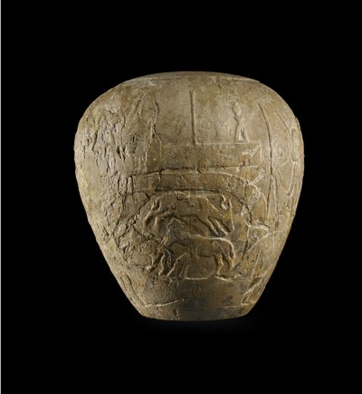 Narmers stridsspets (kalksten) av Protodynastic Period Egyptian