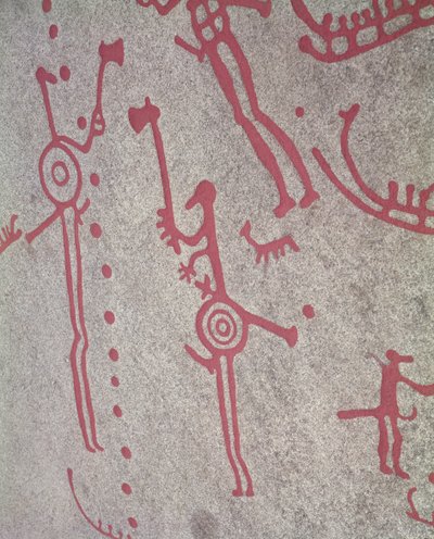Magiska scener (hällmålning) av Protohistoric