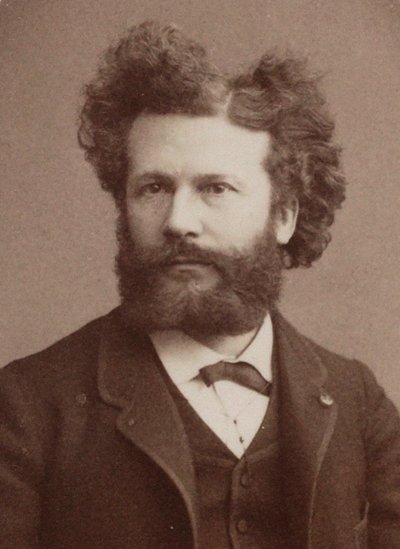 Porträtt av Camille Flammarion 1842-1925, 1884. av Prudent René Patrice Dagron