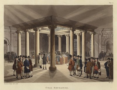Kolbörsen av Pugin and Rowlandson