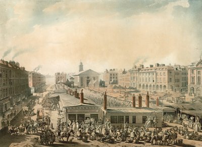 Covent Garden, London av Pugin and Rowlandson