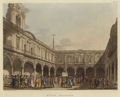 Royal Exchange av Pugin and Rowlandson