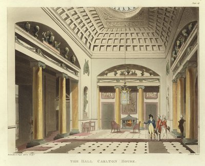 Hallen av Pugin and Rowlandson