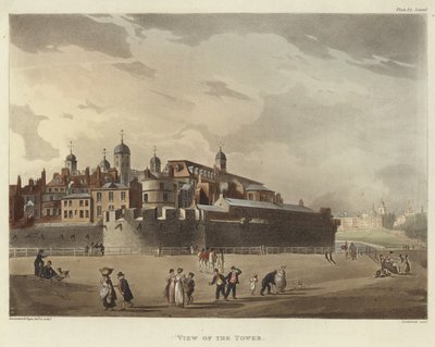 Utsikt över tornet av Pugin and Rowlandson