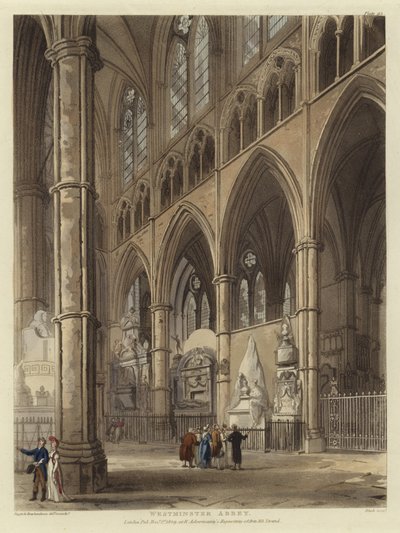 Westminster Abbey av Pugin and Rowlandson