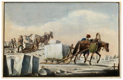 Isklyvning, 1825 av Pyotr Alexandrov