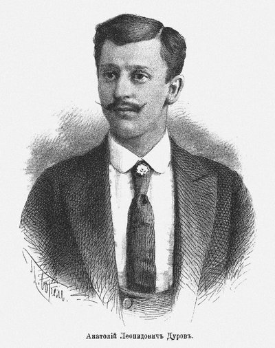 Anatolij Leonidovich Durov 1864-1916, sid. 1900 av Pyotr Fyodorovich Borel