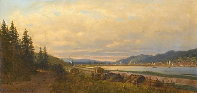 Utsikt över Verkh-Neyvinsky, ca 1877. av Pjotr ​​​​Petrowitsch Wereschtschagin