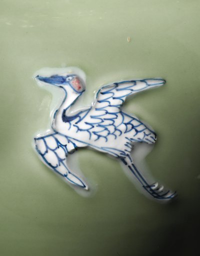 Ein Paar Louis XV Kannen, Porzellan 1662-1722, Montierungen ca. 1745-49 von Qing Dynasty   Kangxi Period Chinese School