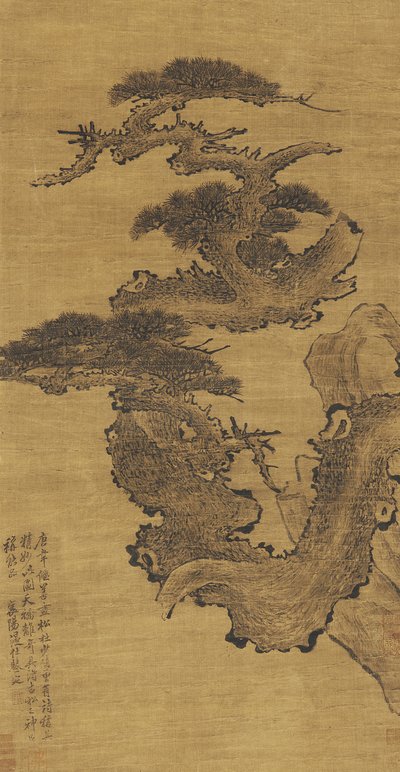 Forntida tall, 1600-1700-talet av Qing Dynasty Chinese School