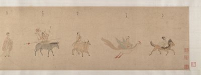 Divinities of the Planets and Constellations, 1500-talet. av Qiu Ying