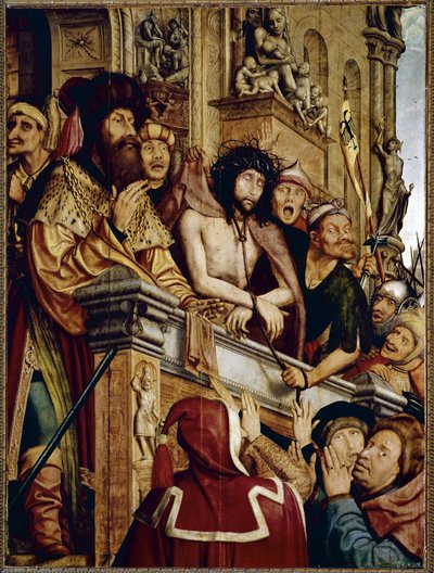 Ecce Homo, Kristus presenterade för folket. (olja på panelen av Quentin Massys or Metsys
