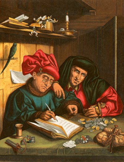 Snålen av Quentin Massys or Metsys