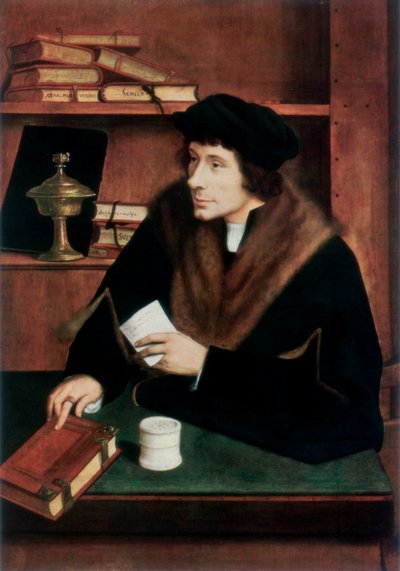"Peter Aegidius", 1927 av Quentin Metsys I