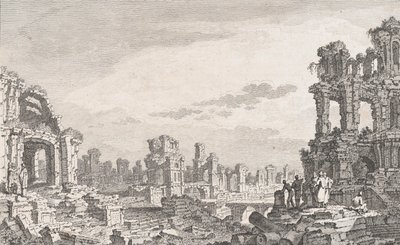 Ruines de Cumes, 1700-talet. av Quentin Pierre Chedel