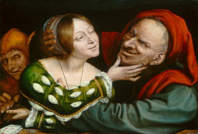 Ill-Matched Lovers, c. 15201525. av Quinten Metsys