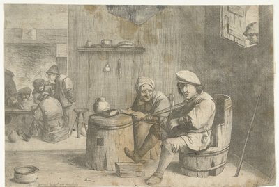 Fiolspelare i en bar av Quirin Boel