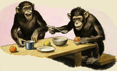 Z för Zoo. Schimpansens tebjudning av R.B. Davis