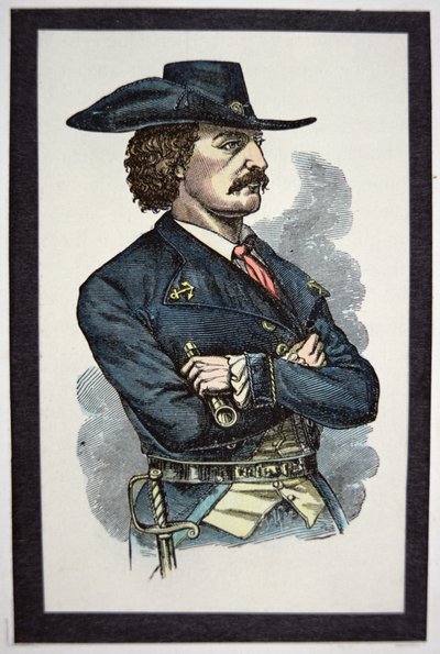 Jean Lafitte (färgad gravyr) av R. (after) Telfer