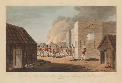 Sexton vyer över plogarna i Persiska vikens styrkor mot de arabiska piraterna av R. (after) Temple