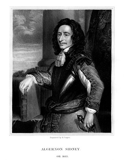 Algernon Sydney, engelsk politiker, 1824. av R. Cooper
