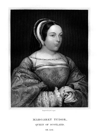 Margaret Tudor, drottning av Skottland, 1825. av R. Cooper