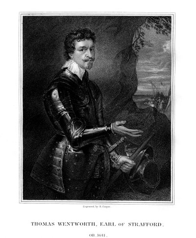 Thomas Wentworth, 1:e jarl av Strafford, engelsk statsman, 1823. av R. Cooper
