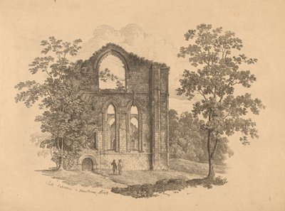 Södra ingången till Fountains Abbey av R. Dunning