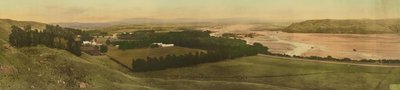 [Landskapspanorama över Nya Zeeland] av R. P. Moore