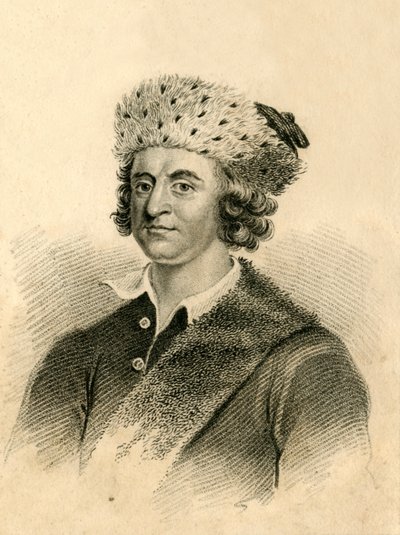 Bampfylde Moore Carew - King of the Beggars, 1821. av R. Page