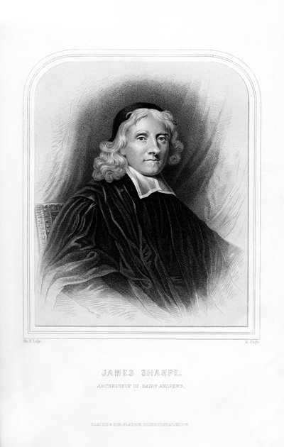 James Sharpe, skotsk präst, 1870 av R. Page