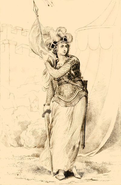 Joan DArc, Maid of Orleans, 1821. av R. Page