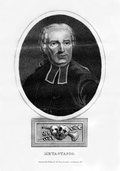 Metastasio, italiensk poet, 1816. av R. Page
