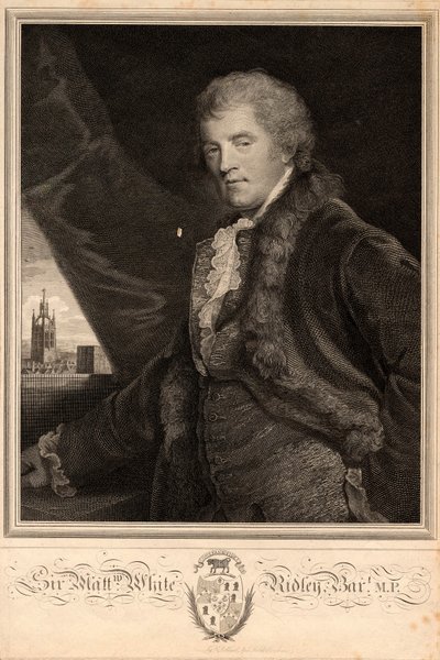 Sir Matthew White Ridley av R. Pollard
