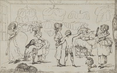 The Bum Shop, 11 juli 1785. av R. Rushworth.