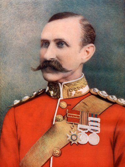 Generalmajor Sir William Penn Symons, brittisk soldat, c1899 1902. av R Stanley
