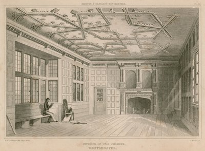 Interiör i stjärnkammaren, Westminster av R. W. Billings