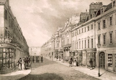 Milsom Street, c1883. av R. Woodroffe