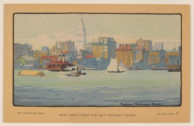 New York från 34th Street Ferry av Rachael Robinson Elmer