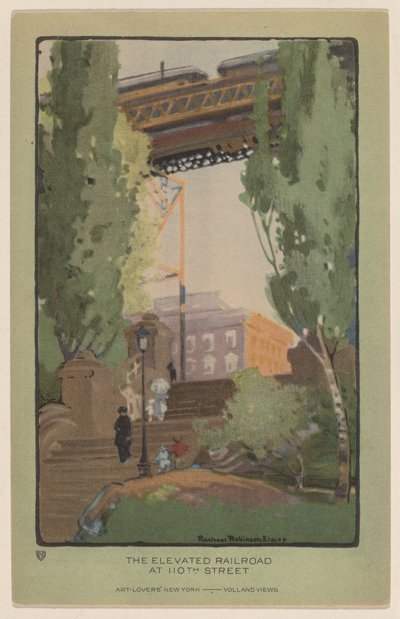 The Elevated Railroad på 110th Street av Rachael Robinson Elmer